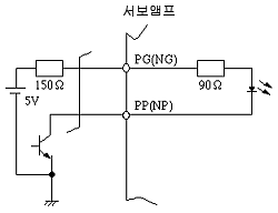 MR-C10A,MR-C20A,MR-C40A용 펄스열입력 인터페이스(DI-2)＜오픈 콜렉트 방식＞