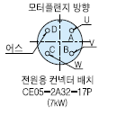 HC-SFS702 서보모터 전원 콘넥터