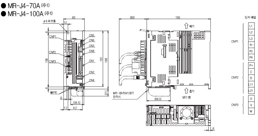MR-J4-70A SERVO ¾ÚÇÁ¿ÜÇüµµ