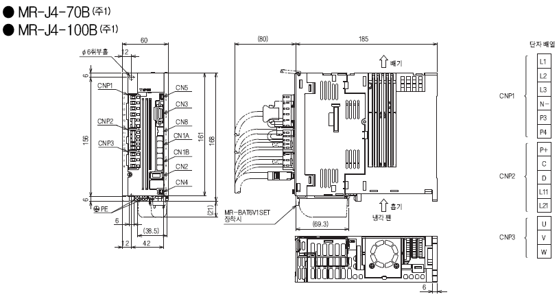 MR-J4-70B SERVO ¾ÚÇÁ¿ÜÇüµµ