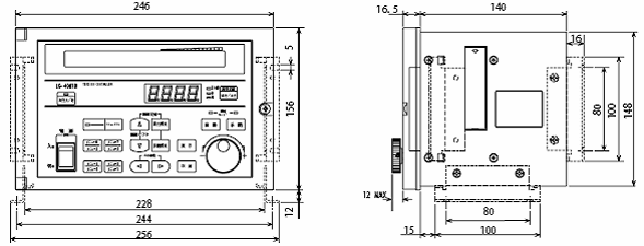 LE-40MTA,LE-40MTB 외형치수