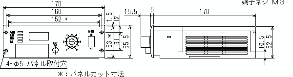 LD-05ZX 장력 제어장치 외형치수