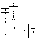 LM-10PD 텐션 메타 단자배열